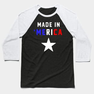 Merica 4th of July Star Design 1 Baseball T-Shirt